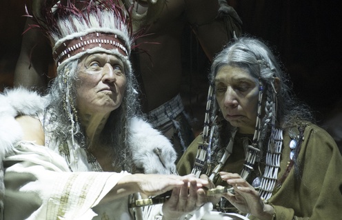 Une scène du film Hochelaga, Terre des âmes