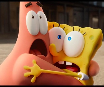 Une scène du film The SpongeBob Movie: Sponge on the Run