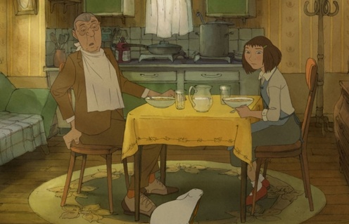Une scène de L'illusionniste