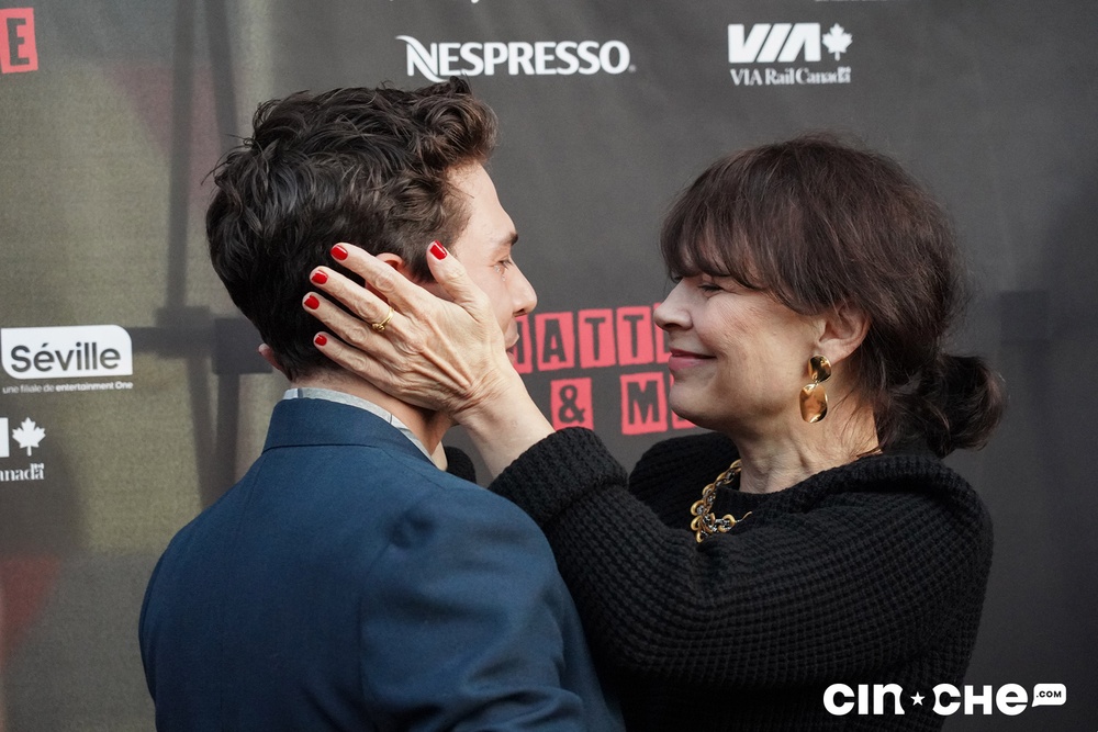Sur le tapis rouge du film Matthias et Maxime