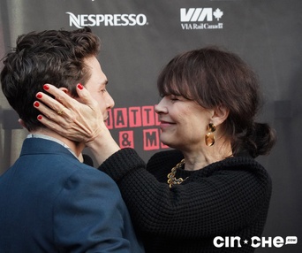 Sur le tapis rouge du film Matthias et Maxime