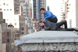 Une scène du film Man on a Ledge