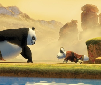 Scène du film Kung Fu Panda