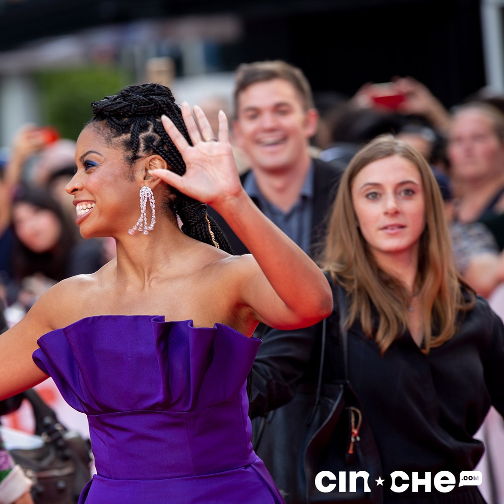 Sur le tapis rouge du film A Beautiful Day in the Neighborhood