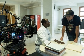 Sur le plateau du film Just Mercy Sur le plateau du film Just Mercy
