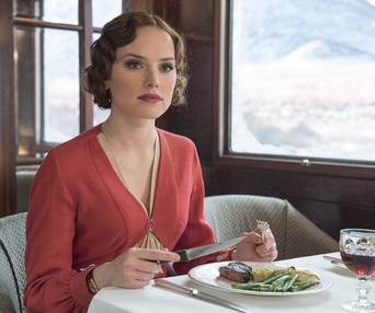 Une scène du film Murder on the Orient Express