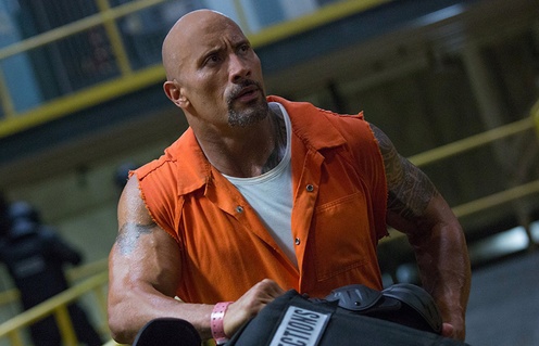 Dwayne Johnson dans The Fate of the Furious