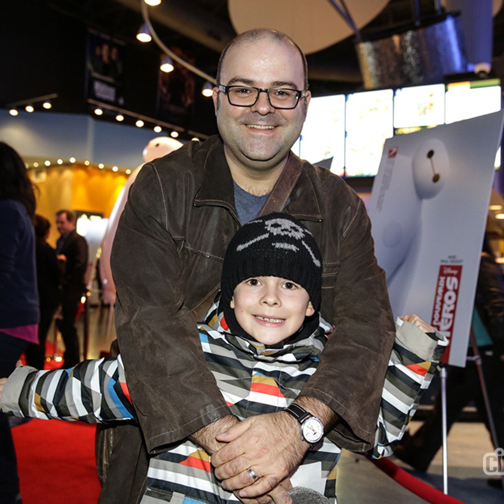 Sur le tapis rouge du film Big Hero 6