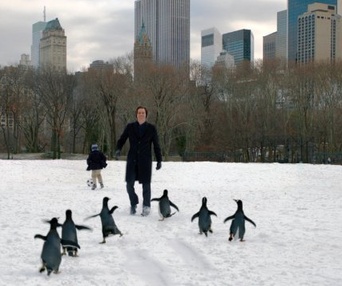 Une scène du film Mr. Popper's Penguins