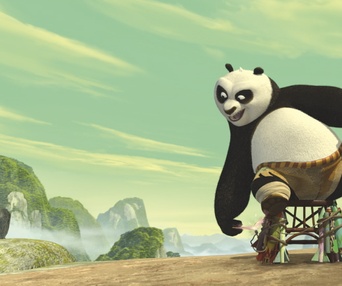 Scène du film Kung Fu Panda
