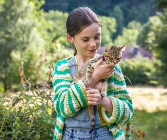 Une scène du film Mon chat et moi, la grande aventure de Rroû