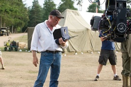 Sur le plateau du film Captain America: The First Avenger
