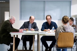 Une scène du film L'apparition
