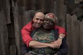 Sur le plateau du film Rebelle