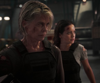 Une scène du film Terminator: Dark Fate