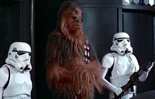 Une scène du film Star Wars