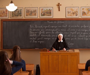Une scène du film La passion d'Augustine