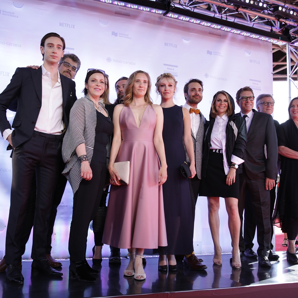 Sur le tapis rouge du Gala Québec Cinéma 2018
