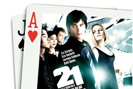 Affiche en français du film 21 Affiche en français du film 21