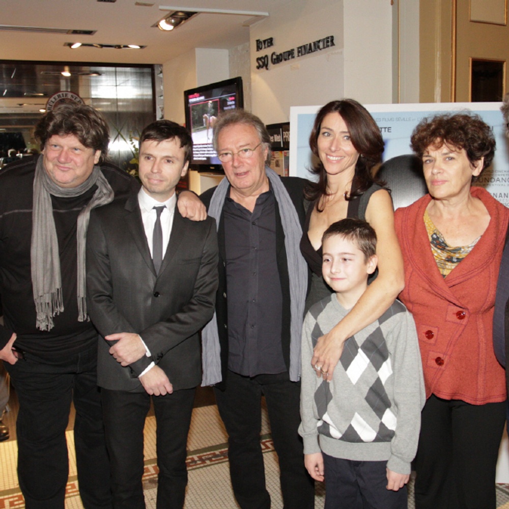 Sur le tapis rouge du film Le vendeur