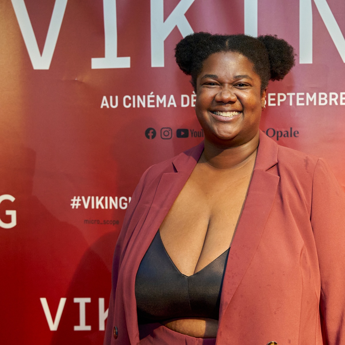 Sur le tapis rouge du film Viking