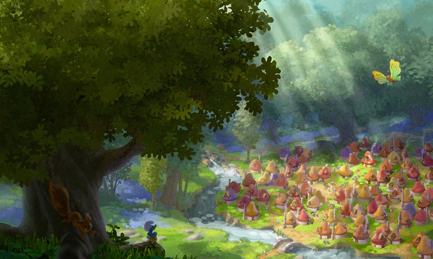 Une date de sortie officielle pour le film d'animation des Schtroumpfs