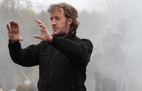 Jean-Philippe Duval sur le plateau du film Chasse-Galerie : La légende