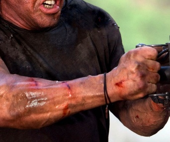 Scène du film Rambo