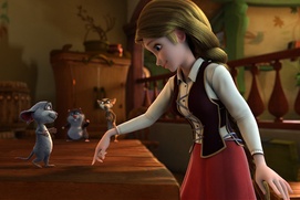 Une scène du film Cendrillon et le prince secret Une scène du film Cendrillon et le prince secret