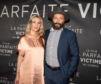 Tapis rouge de la première du documentaire La parfaite victime