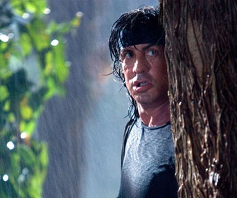 Scène du film Rambo