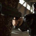 Une scène du film Robocop