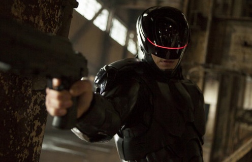 Une scène du film Robocop