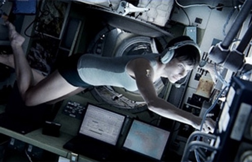 Une scène du film Gravity