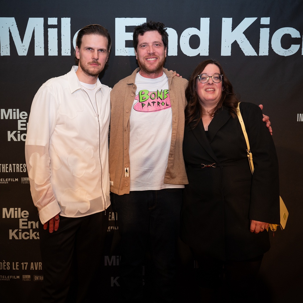 Tapis rouge de la première montréalaise du film Mile End Kicks