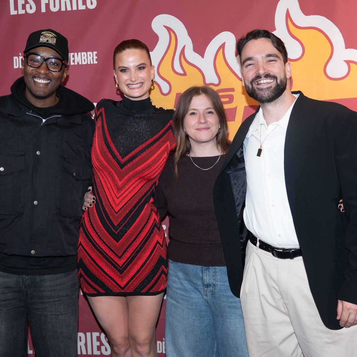 Tapis rouge de la première du film Les Furies