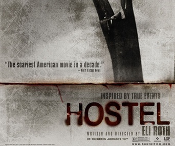 Affiche américaine du film Hostel