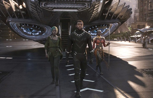 Une scène du film Black Panther
