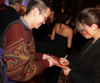 Sur le tapis rouge de The Artist
