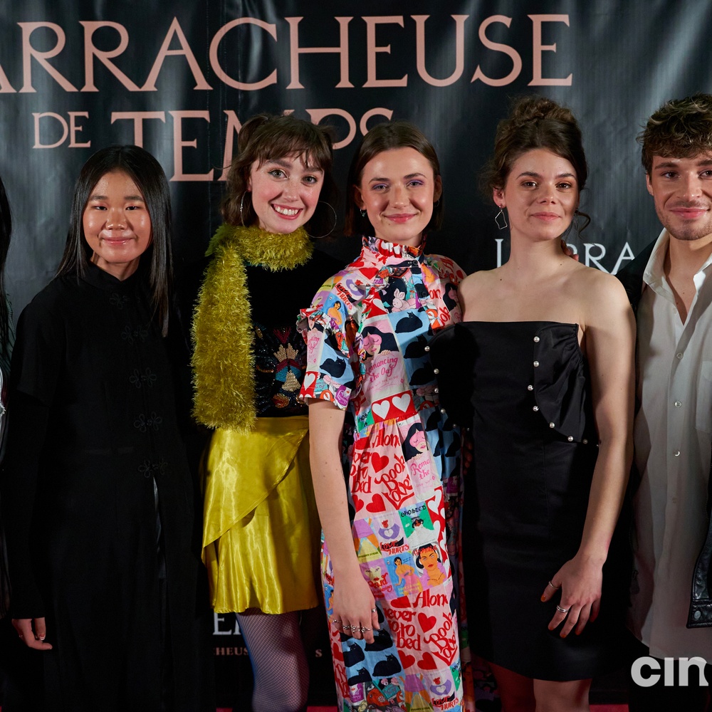 Sur le plateau du film L'arracheuse de temps
