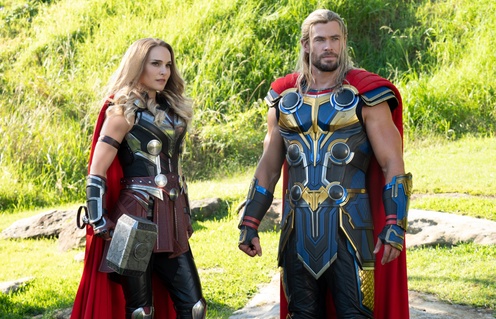 Une scène du film Thor: Love and Thunder