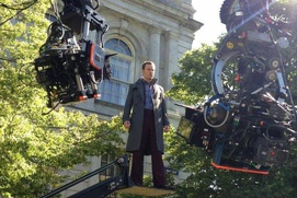 Sur le plateau du film X-Men: Days of Future Past Sur le plateau du film X-Men: Days of Future Past