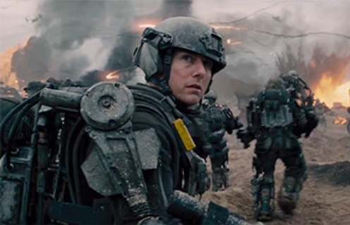 Tom Cruise dans Edge of Tomorrow