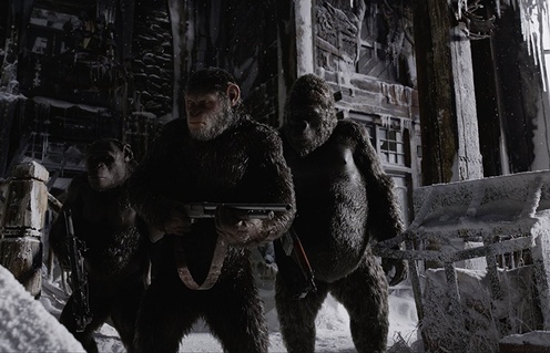 Une scène du film War for the Planet of the Apes
