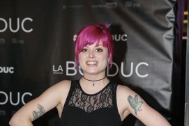 Sur le tapis rouge du film Le Bolduc