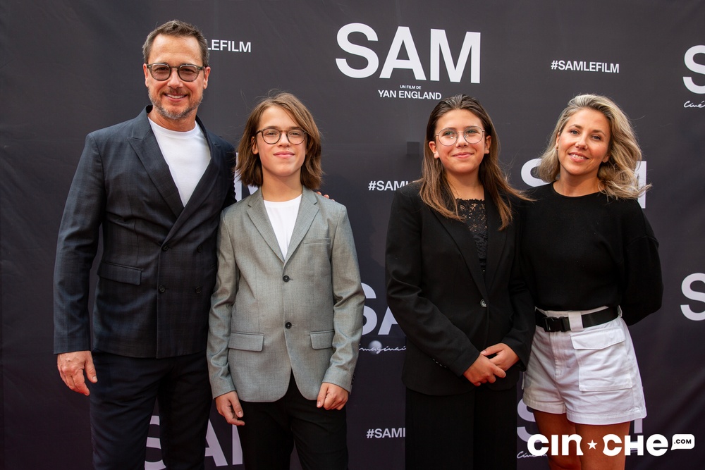 Sur le tapis rouge du film Sam