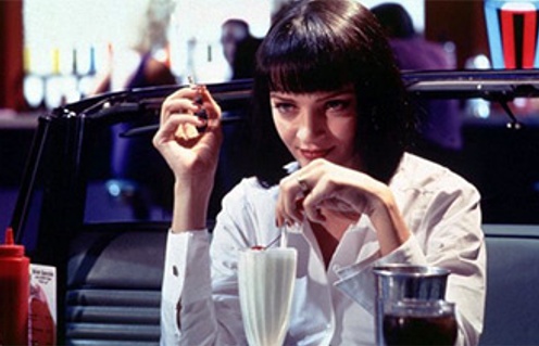Uma Thurman dans Pulp Fiction