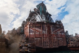 Une scène du film Mortal Engines