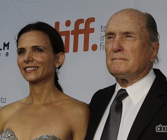 Sur le tapis rouge du film The Judge au TIFF