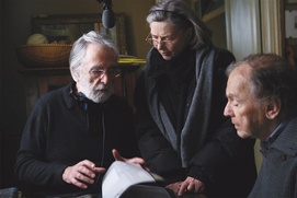 Sur le plateau du film Amour Sur le plateau du film Amour